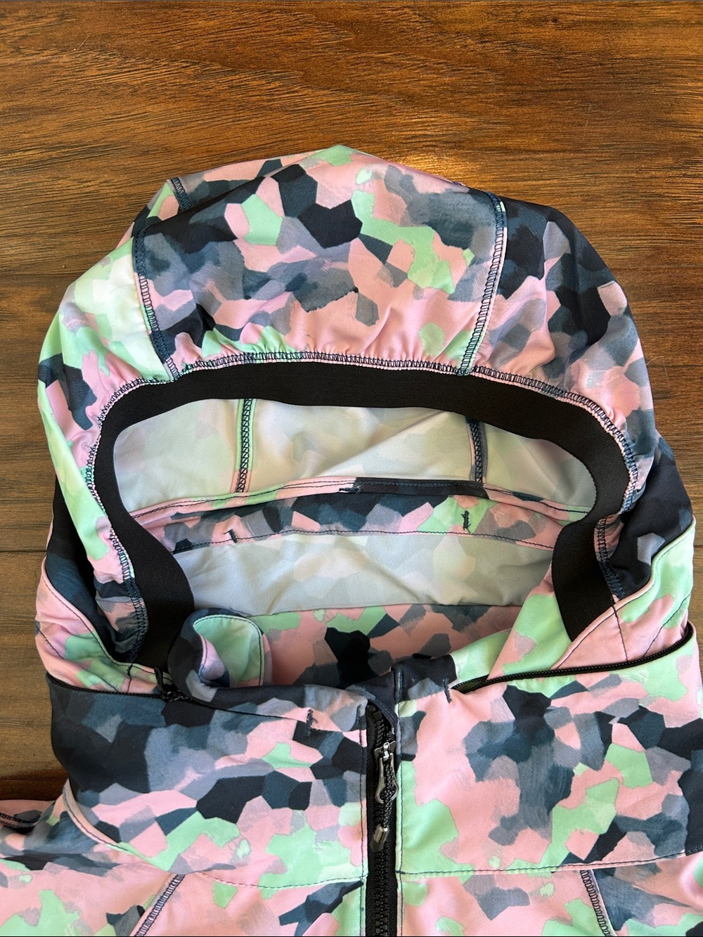 lululemon athletica Pink, Mint & Black Camouflage Utility Jacket - Picture 10 of 10
